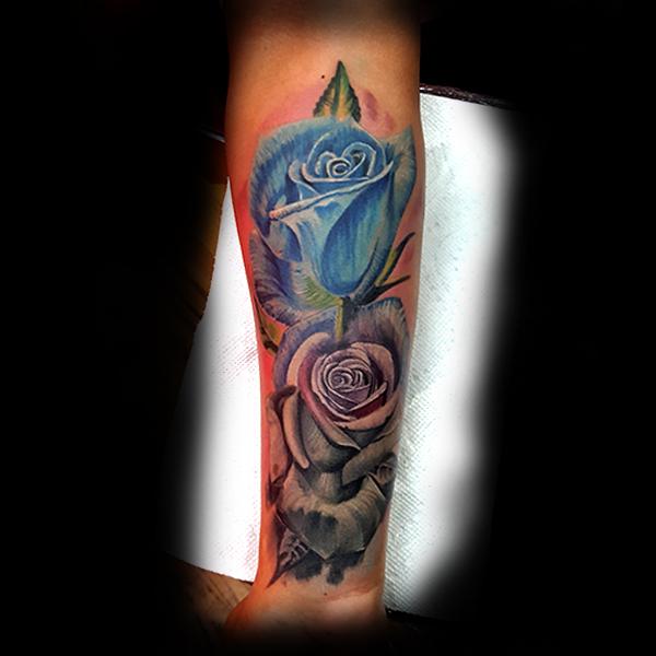 grey and blue roshes